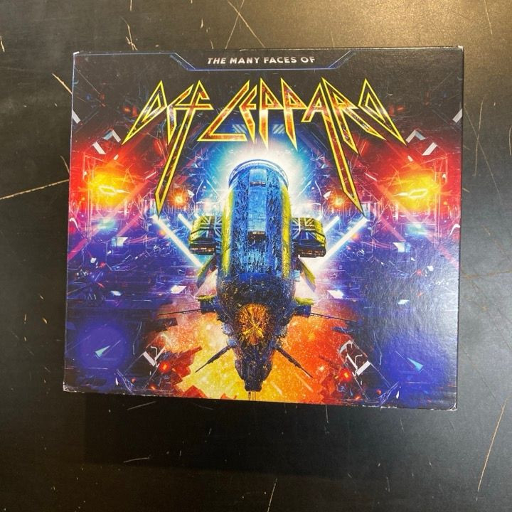 V/A - Many Faces Of Def Leppard 3CD (VG+/VG+)